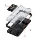7. Crystal Ring Case robuste Kickstand TPU/PC Panzer Handyhülle Hard Case für iPhone XS Max rot