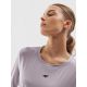 3. Schnelltrocknendes, schlankes 4F-Trainings-Longsleeve für Damen