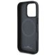 7. BMW Signature Lederhülle mit Diamant-Metalllogo und MagSafe-Funktion für iPhone 16 Pro Max – Schwarz