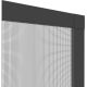 65. Moskitonetzfenster aus Aluminium, 100 x 120 mm, Anthrazit