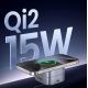 8. Ugreen W702 3in1 induktives Ladegerät mit MagSafe/Qi2 und USB-C-Anschluss für Telefon/Kopfhörer – Schwarz