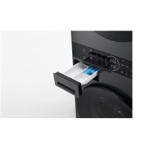 LG WashTower WT1210BBF 12/10 kg AI DirectDrive Waschtrockner mit TurboWash-Wärmepumpe, schwarz