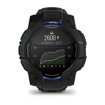16. Garmin Instinct 3 3,3 cm (1,3") AMOLED 45 mm Digital 416 x 416 px Schwarz GPS