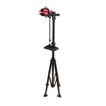 Wozinsky WQX-180 Fahrradreparaturständer für Fahrräder von 22 bis 29 Zoll mit 360°-Arm – Schwarz
