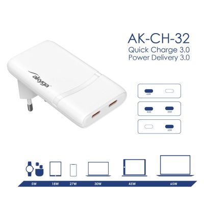 9. AKYGA-LADEGERÄT 2X USB-C AK-CH-32
