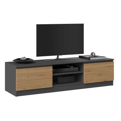 TV-Schrank 140x40xH36 anthrazit/artisan