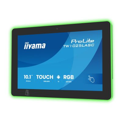 3. iiyama ProLite TW1025LASC-B3PNR Computermonitor 25,6 cm (10,1") 1280 x 800 px WXGA LED-Touchscreen Mehrbenutzerfähig Schwarz