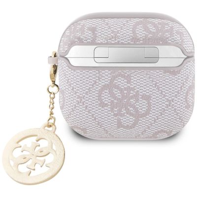 2. Guess 4G Strass Charm Case für AirPods 4 - Rosa