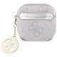 2. Guess 4G Strass Charm Case für AirPods 4 - Rosa