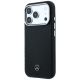 2. Mercedes Leder-Halbhülle in Holzoptik mit MagSafe-Funktion für iPhone 17 Pro Max – Schwarz