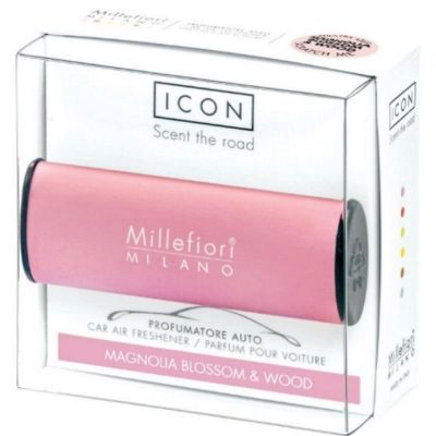Rosa Auto-Lufterfrischer - Magnolienblüte & Millefiori-Holz