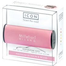 Rosa Auto-Lufterfrischer - Magnolienblüte & Millefiori-Holz