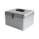 4. MediaRange BOX76 CD-Hüllen, Box mit 300 CDs, Silber