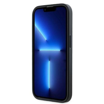 5. Karl Lagerfeld Diagonal Quilted Script Hülle für iPhone 13 Pro Max – Schwarz