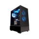 14. InWin Modfree Base Big-Tower gehärtetes Glas - schwarz