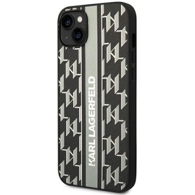 2. Karl Lagerfeld KLHCP14MPGKLSKG iPhone 14 Plus 6.7" Hardcase Grau/Grau Monogram Stripe