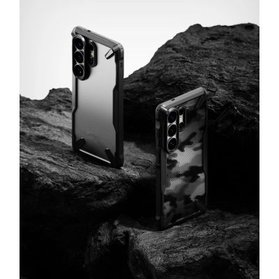 9. Ringke Fusion X Hülle für Samsung Galaxy S26 Ultra – Transparent Schwarz