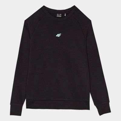 8. Mädchen-Sweatshirt aus Bio-Baumwolle, ohne Reißverschluss, ohne Kapuze, 4F Junior
