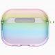 5. Uniq Iridescia Hängehülle für AirPods Pro 3 – Transparent, mehrfarbig