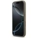 5. Guess Silikonhülle mit großem 4G-Schriftzug für iPhone 17 Pro – Braun