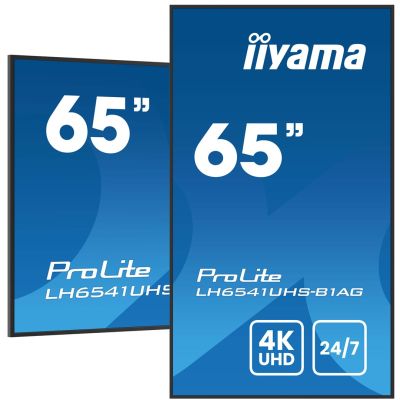IIYAMA-Monitor 164,0 cm (65") LH6541UHS-B1AG 16:9 3xHDMI+USB IPS