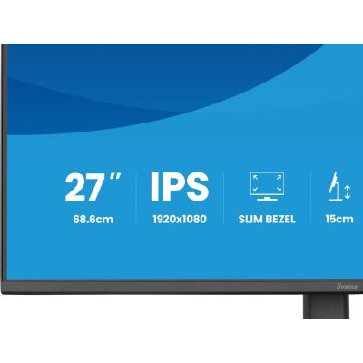 13. iiyama ProLite XB2793HSU-B1 Computermonitor 68,6 cm (27") 1920 x 1080 px Full HD LED Schwarz