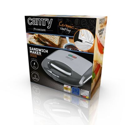 4. CAMRY CR 3018 Sandwichmaker (700W; schwarz)