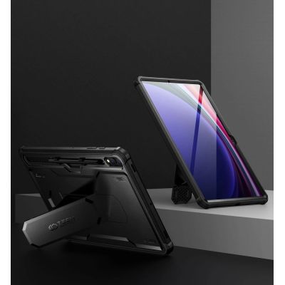 6. Tech-Protect Kevlar Pro Hülle für Samsung Galaxy Tab S9+ 12,4" X810 / X816B - Schwarz