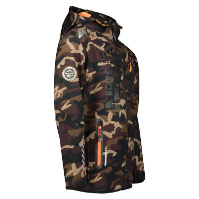 3. Geographical Norway Royaute M Softshelljacke WU1057H-GN-KAKI-ORANGE