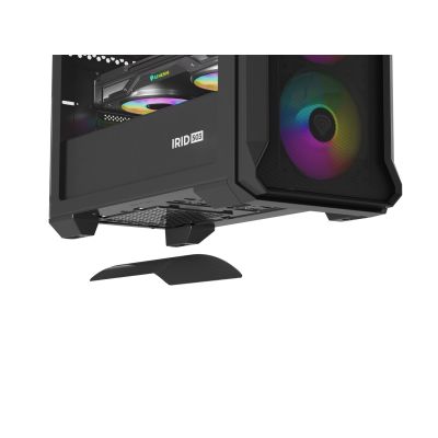 21. NATEC Genesis Irid 503 ARGB NPC-1559 Gehäuse (Micro-ATX, Mini-ITX; Schwarz)