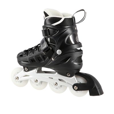 4. Nils Extreme NH10905 4-in-1 Inlineskates mit austauschbarer Hockeykufe, schwarzer LED, Größe M (35-38)