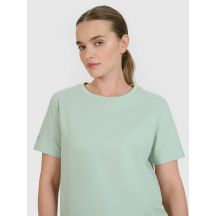 Übergroßes bedrucktes Damen-T-Shirt 4F 4FWSS25TTSHF2238-47S