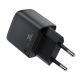 4. Acefast A116 GaN PD 35W USB-A USB-C Wandladegerät mit Display - Schwarz