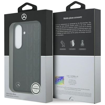 8. Mercedes Lorbeerblatt MagSafe Hülle für Samsung Galaxy S26 - Schwarz