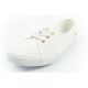 3. Lee Cooper Damenschuhe, sportliche weiße Slip-On-Ballerinas
