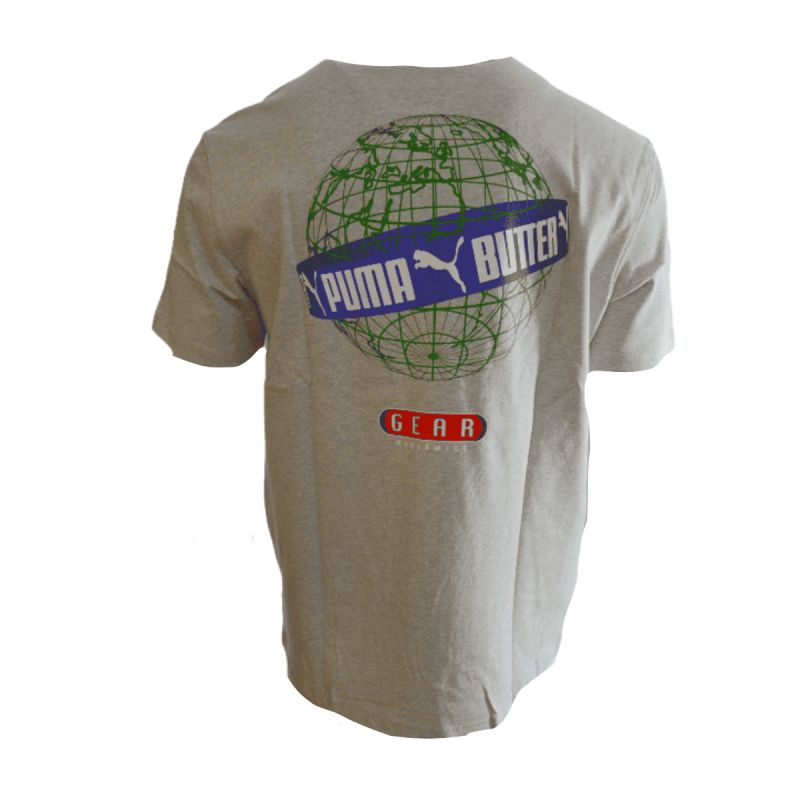 2. BUTTER GOODS x PUMA Grafik-T-Shirt Hellgrau meliert - 534058-04