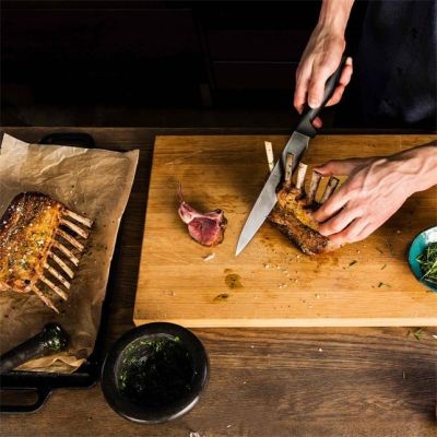 3. Fiskars 1051760 Küchenmesser, Edelstahl, 1 Stück, Fleischmesser