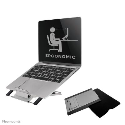 16. Neomounts NSLS100 Laptopständer mit Schwenkablage für Notebooks, Silber, 55,9 cm (22 Zoll)