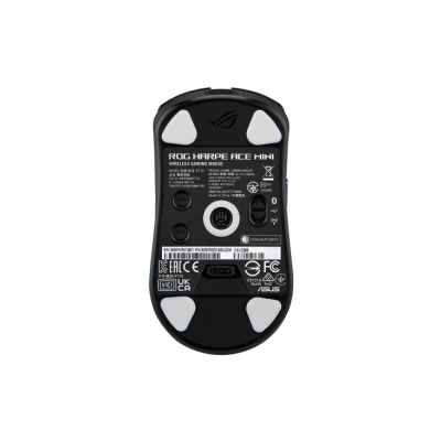 2. ASUS ROG Harpe Ace Mini-Gaming-Maus, beidhändig, RF Wireless + Bluetooth + USB Typ-C, optisch, 42000 DPI