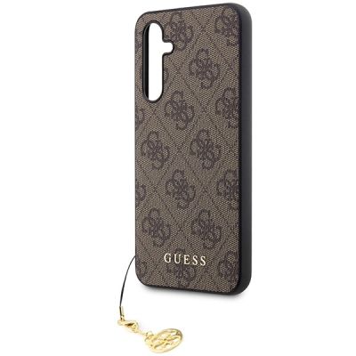 6. Guess 4G Charms Collection Hülle für Samsung Galaxy A54 5G - Braun
