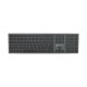 7. NATEC NKL-1830 Universelle RF-Funk- + Bluetooth-QWERTZ-Tastatur Spanisch Schwarz, Grau