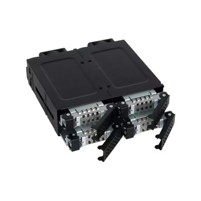 6. IcyDock Montageplatte 4x6,3cm SATAI-III mit 1x5,25" HDD/SSD schwarz