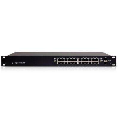 18. Ubiquiti EdgeSwitch 24 PoE (250W) 26p PoE (PoE+: 24;) 220W Managed Gigabit