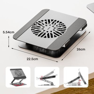 18. UNITEK OT1098AGY01 Laptopständer, Notebook- und Tablet-Ständer, Silber, 43,9 cm (17,3 Zoll)