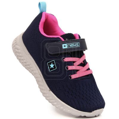 5. NEWS Jr EVE396A marineblaue Sportschuhe