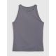 5. Ärmelloses, schmal geschnittenes Damen-T-Shirt, einfarbig, Größe 4F 4FRSS26TSLEF319-24S
