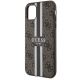 6. Guess 4G MagSafe-Hülle mit Printstreifen für iPhone 11 / XR – Braun