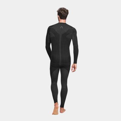 40. Alpinus Active Base Layer Set schwarz und grau Thermounterwäsche M GT43257