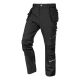 Mix&Match Arbeitshose, 4-Wege-Stretch, mit Holstern, Cordura, Schwarz, Größe XL