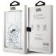 8. Karl Lagerfeld Flüssigglitzer Karl & Choupette Kopf Magsafe Hülle für iPhone 15 Pro - Transparent